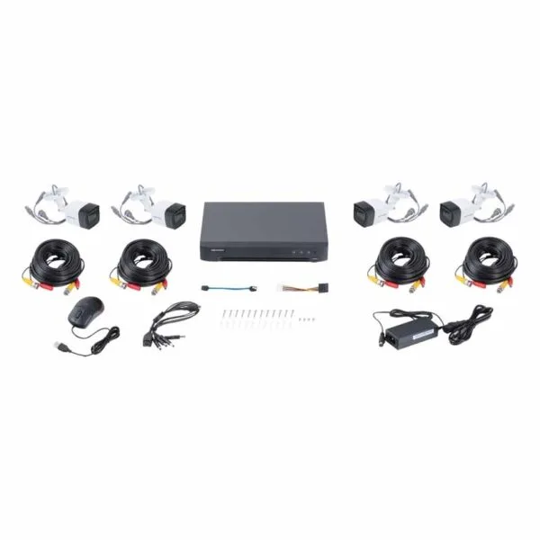KIT CCTV HIKVISION 4 CÁMARAS 5 MPX TURBO HD AUDIO/EXTERIOR - Imagen 3