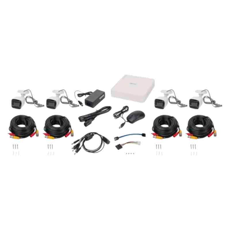 Kit Cámaras De Vigilancia 1080p Full Hd Hilook Para Exterior