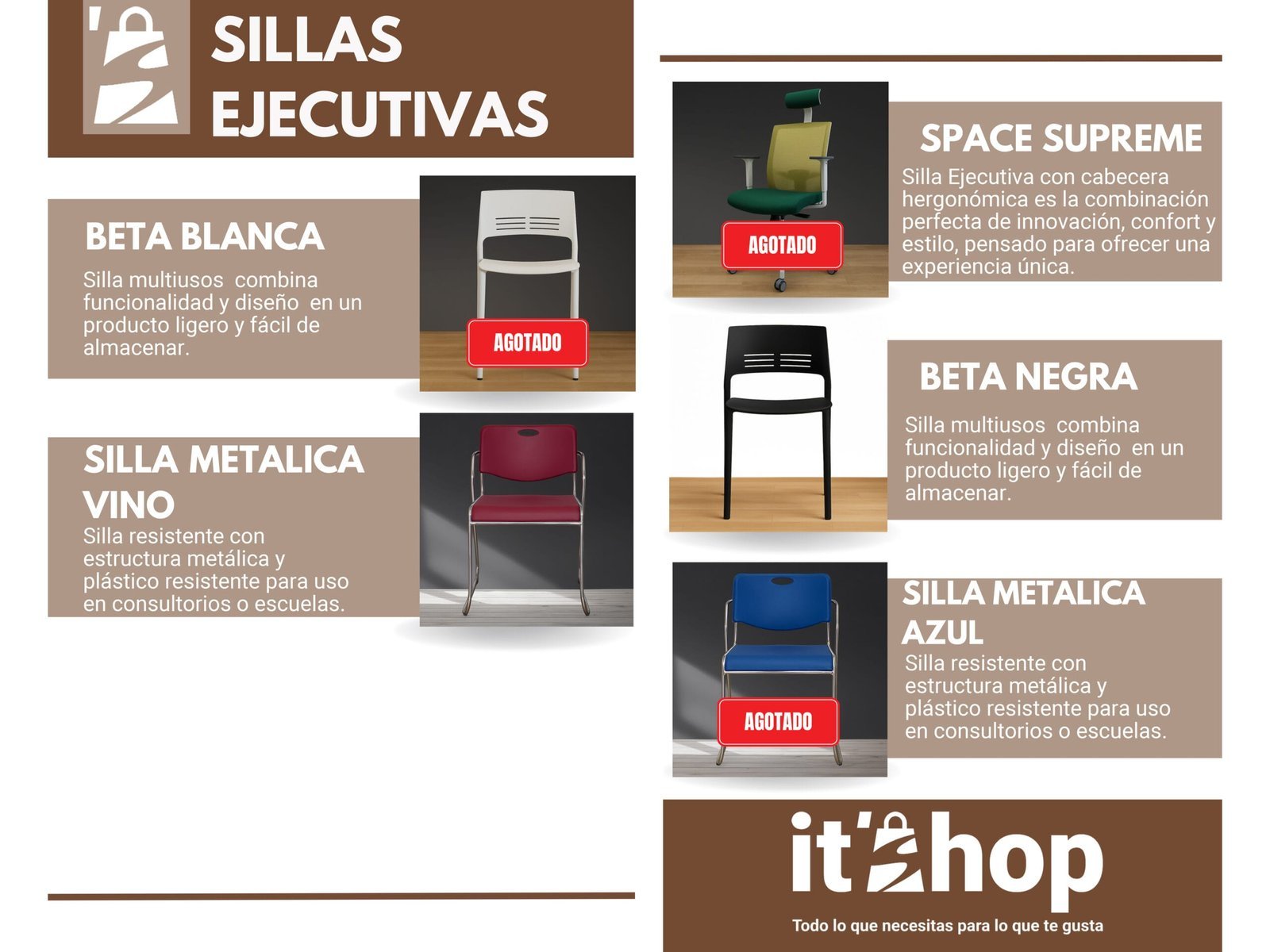 Catálogo de mobiliario ITSHOP, página 4